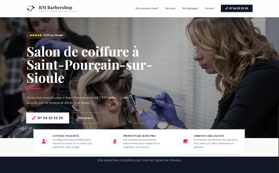 Coiffeuse • Studio