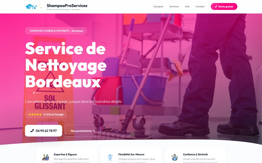 Femme de ménage • Service de nettoyage